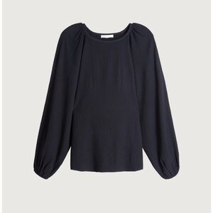 OAK + FORT Balloon Sleeve Top
